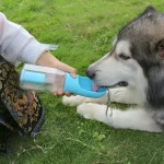 portable cat dog water food bottle