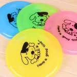 silicone flying saucer cat dog toy