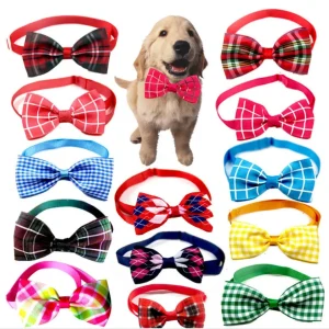 plaid pet tie cat dog scarf