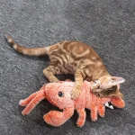 pet toys electric jumping shrimp